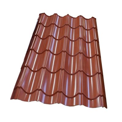 ガルバネスコーティング CGCC SGCC DX51D Ral Chart スチール屋根 屋根や建築材料のための金属のゴールドシート