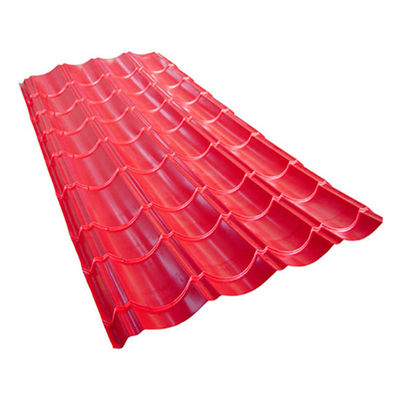 直接PPGI 鋼筋シート 瓦状 屋根用プリペイント 標準 GB/EN/AISI/ASTM/DIN/JIS