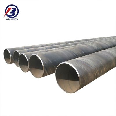 化学肥料パイプ 高圧 ASTM 地下シェルター SSAW 黒い表面の螺旋溶接パイプ