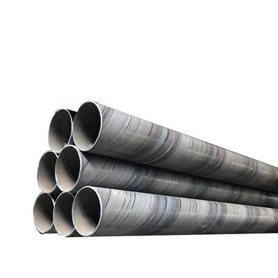 化学肥料パイプ 高圧 ASTM 地下シェルター SSAW 黒い表面の螺旋溶接パイプ