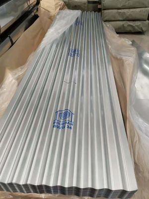 通常のスパンコールガルバニズド屋根シート SGCC SPCC SECC 0.12mm 0.35mm 厚さ 0.1mm 1mm 厚さ GI 屋根用ゴロゴロシート