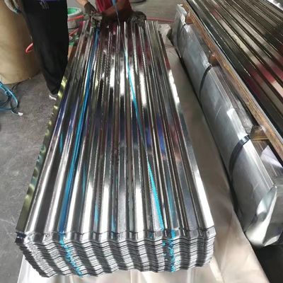亜鉛コーティング 30-275g/m2 高強度 トラペソイド型 防水建築用 角質鋼製 屋根板