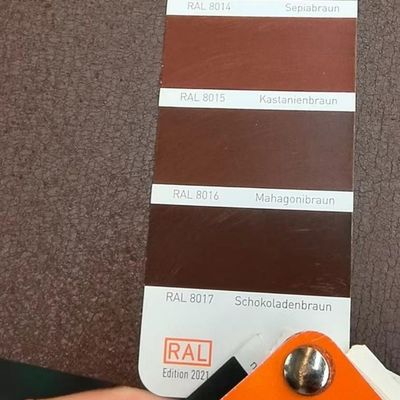 建築用屋根材のためのカラー亜鉛コーティングコイル RAL 0.4mm 0.5mm プリペイント バルナライズド PPGI 表面 バルナライズドコーティング