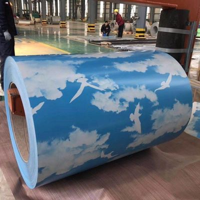 色とりどりのPPGL屋根タイル 建材 アルウジン 亜鉛 ラル カラーコーティング メタルパネル Gi 鉄 ガルヴァリウム 鋼コイル