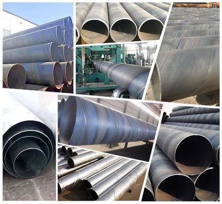 Q235B 油なし スパイラル溶接管 最大2420*22mm 建設用サイズ 実際重量による請求書 油なし 油なし