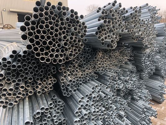 1.2-20mm 温室用カーボン・ラウンド・ウェルド・ガルバनाइズド・ステールパイプ ホットロール技術とISO9001認証