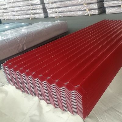 2001-3600mm Z10-Z29 カラーコーティング ガルバネスされたゴラゴラ屋根シート PPGI 屋根シート DX51D SGCC