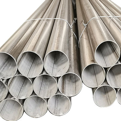 丸切断形 6.4M 長さ ERW炭素鋼パイプ API 5L X42 X46 X50 X60 工場からの長さ 6.4M