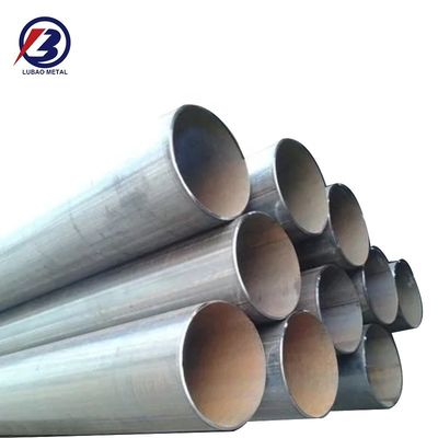 化学肥料管 ASTM A53 グレード B 直縫 ERW Q235 Q345 GS証明書付き黒色溶接丸い鋼管