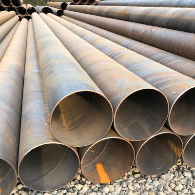 断面形 丸 大直径 LSAW SSAW ブリッジインフラストラクチャの水供給のための炭素鋼回転溶接管パイプ