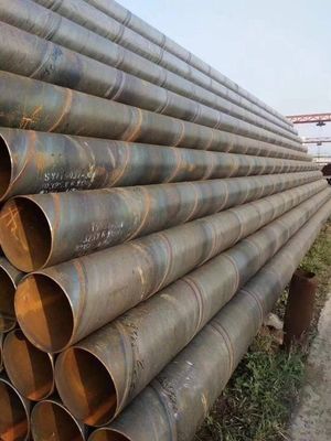 断面形 丸 大直径 LSAW SSAW ブリッジインフラストラクチャの水供給のための炭素鋼回転溶接管パイプ