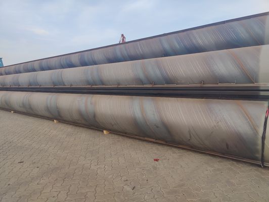 断面形 丸 大直径 LSAW SSAW ブリッジインフラストラクチャの水供給のための炭素鋼回転溶接管パイプ
