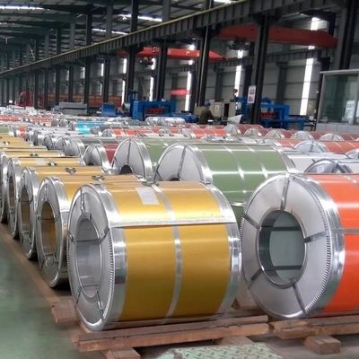 直接販売 PPGI COIL ROLL 硬さ 完全硬さ 0.4mm 0.5mm Dx51d Dx52D プリペイントされたガルバनाइズド鋼コイル