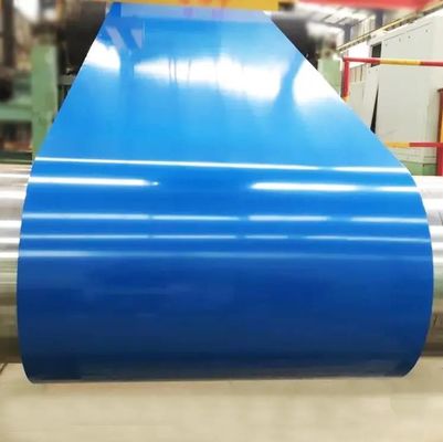 0.4mm 0.5mm 厚さ プリペイント ガルバリューム金属 ストライプ 角金製 色塗装 波紋板の製造のための鋼コイル