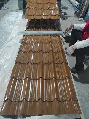 建材 PPGI 角質 鉄 亜鉛 金属 屋根板 パネル オーダーメイド 角質 屋根板