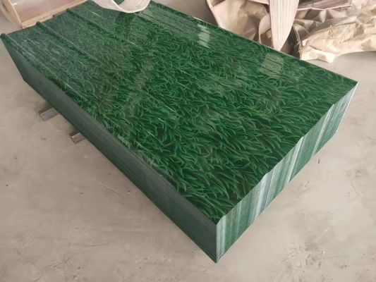 0.1-1mm 厚さ SGCC SPCC SECC DX51D PPGI 屋根シート 塗装された色 建設加工サービスデコイル