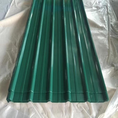 0.1-1mm 厚さ SGCC SPCC SECC DX51D PPGI 屋根シート 塗装された色 建設加工サービスデコイル