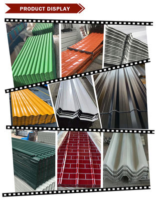 RAL ASTM SGCC Z60 0.2mm 0.3mm 耐久性・長持ち性のある屋根ソリューションのためのPPGI色のコーラージュされた屋根パネル