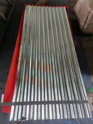 屋根の解決法と建設のためのガルバン化コーティングされた1.2mm1.4mm1.6mm亜鉛波紋金属屋根シート