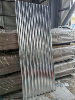 屋根の解決法と建設のためのガルバン化コーティングされた1.2mm1.4mm1.6mm亜鉛波紋金属屋根シート