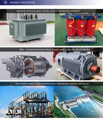 技術 冷式ローリング 非方向化シリコン鋼コイル 50w470 50w600 50w800 50w1300 と 0.2 50mm 厚さ