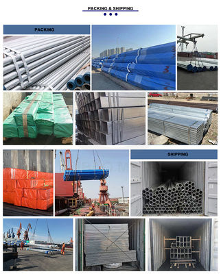 ASTM Q195 Q215 Q235 Q345 ホットディップガルバン化丸管 長さ6m 外径26.9-310mm