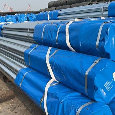 亜鉛塗装 200-700g/sqm 構造建築用鋼管 150mm 直径 MS 熱浸し空洞炭素鋼