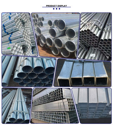 ASTM Q195 Q215 Q235 Q345 非合金製のホットディップ・ガルバンパイプと電圧付・ガルバンパイプ