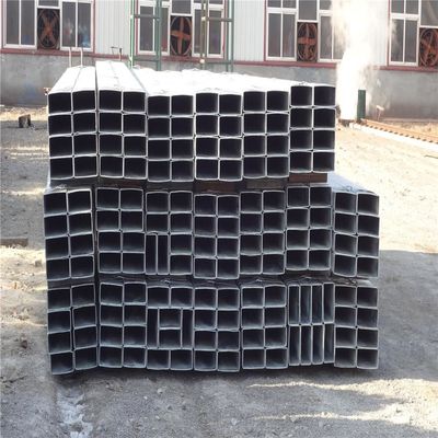 40x40x2.5 6061 6063 熱浸しガルバニズドギ鋼管 建設用産業用四角形直角管