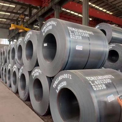 清潔な表面硬さ 硬い表面 ASTM A36 A283 A387 Q235 Q345 S235jr ブラックカーボン鋼コイル/ホットロールコイル