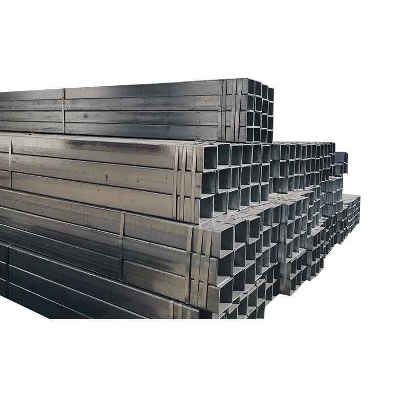 非合金型熱巻きホールカーボンパイプ 40x40mm 70x70mm 工業性強度Z30 Z60コーティング付き,電熱管