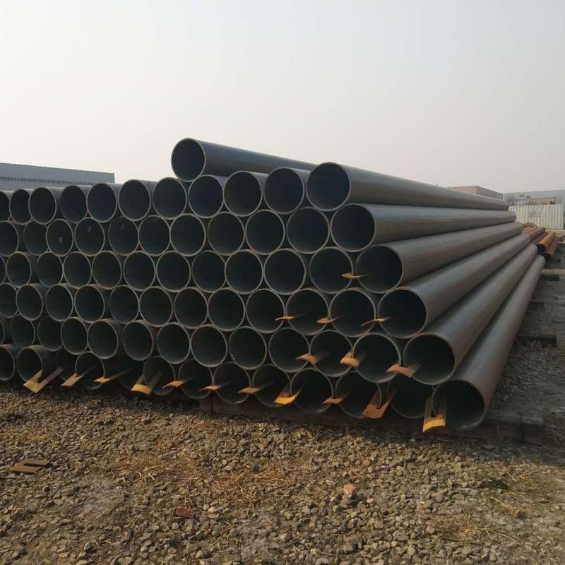 外径 219-3048mm 折りたたみ加工サービス 熱巻き金属パイプ 建設材料用直縫溶接パイプ